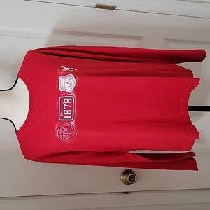 Browning Size XL Women's Classic Route 66 Long Sleeve T-Shirt, Red, NEW with Tag